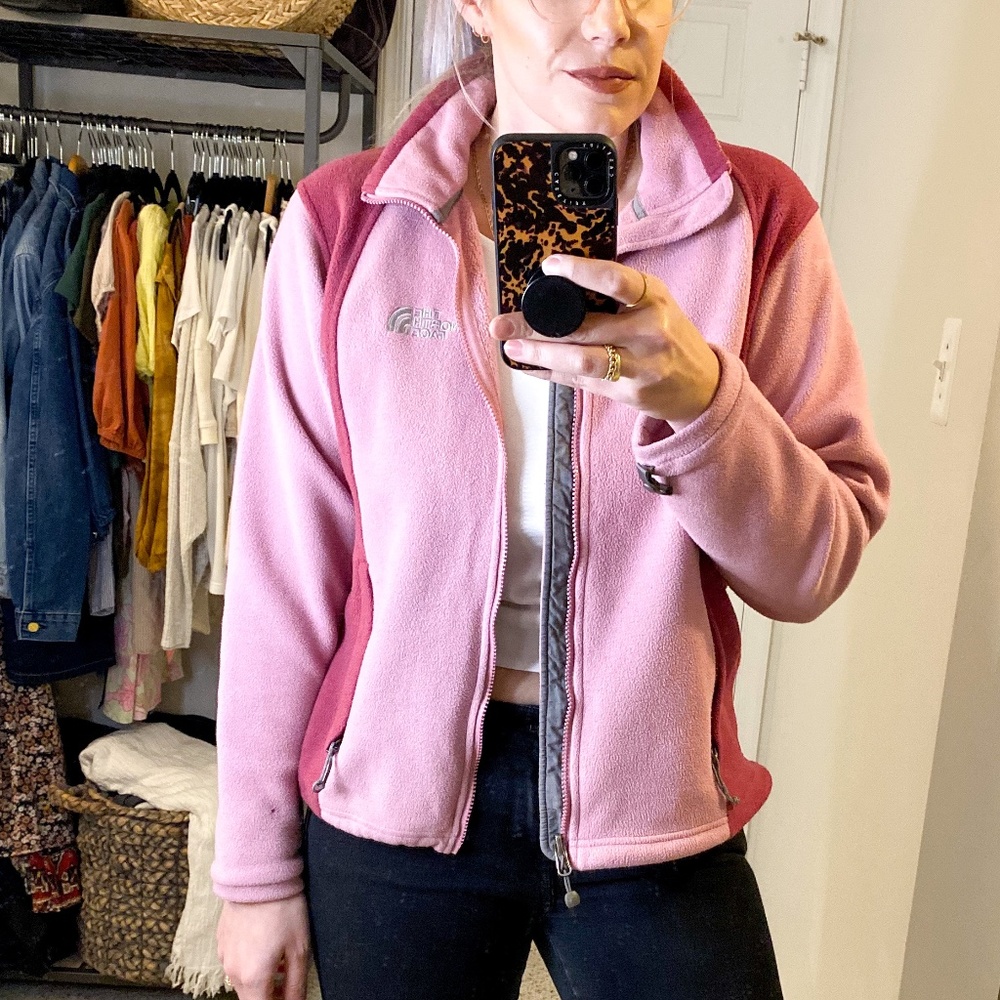 The North Face Color Block Full Zip Fleece Jacket